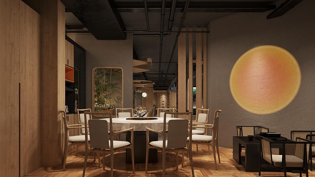 杭州網(wǎng)紅火鍋店裝修設(shè)計(jì)