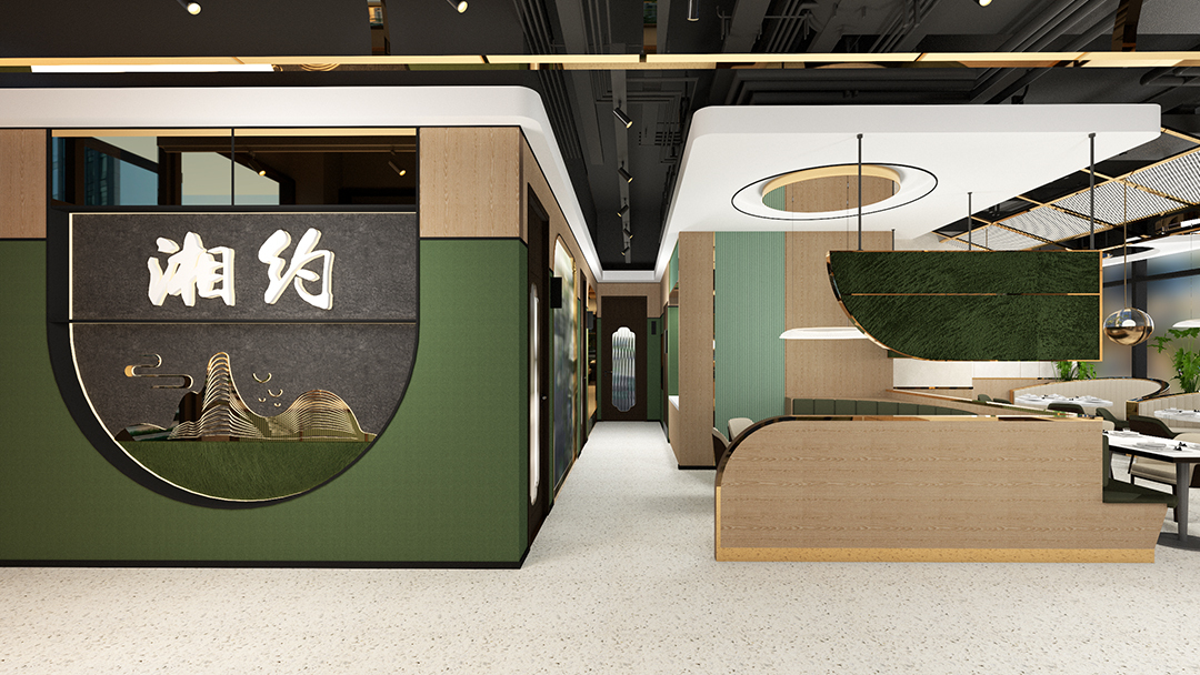 杭州庭院式中式餐廳裝修設(shè)計