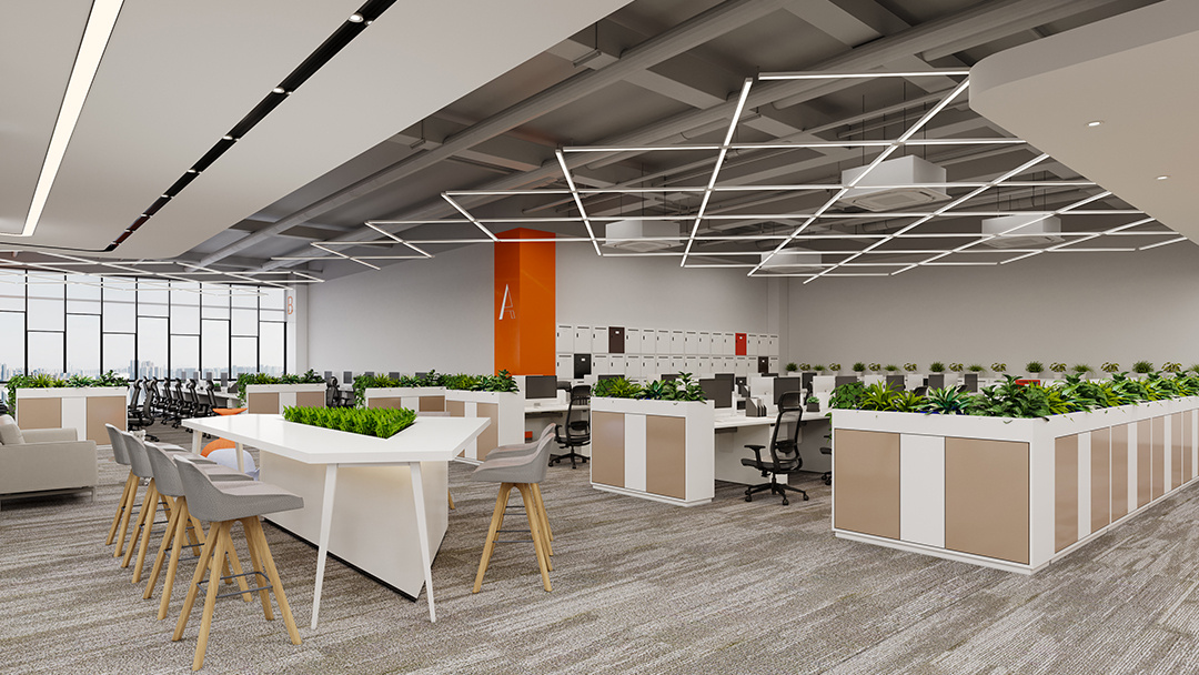杭州跨境電商辦公室裝修設(shè)計(jì)