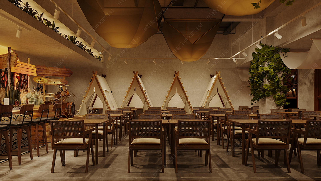 杭州古典中式餐廳裝修設(shè)計