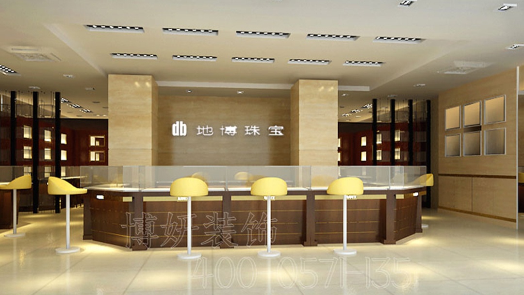 杭州輕奢珠寶店裝修設計