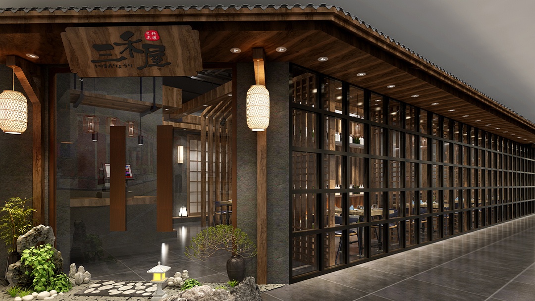 杭州傳統(tǒng)和風(fēng)日料店裝修設(shè)計