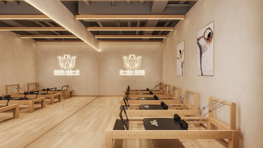 杭州簡約風(fēng)普拉提館裝修設(shè)計(jì)
