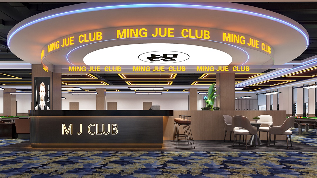 杭州沉浸式主題臺球廳裝修設(shè)計