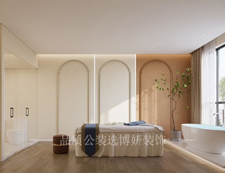 杭州美容院裝修設(shè)計(jì)丨大型美容院裝修風(fēng)格大賞，博妍裝飾為您打造夢(mèng)幻美容圣殿
