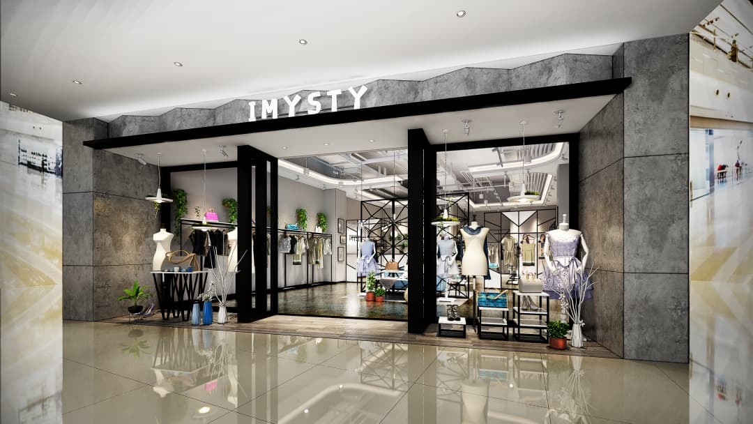 杭州工業(yè)風(fēng)女裝店裝修設(shè)計(jì)